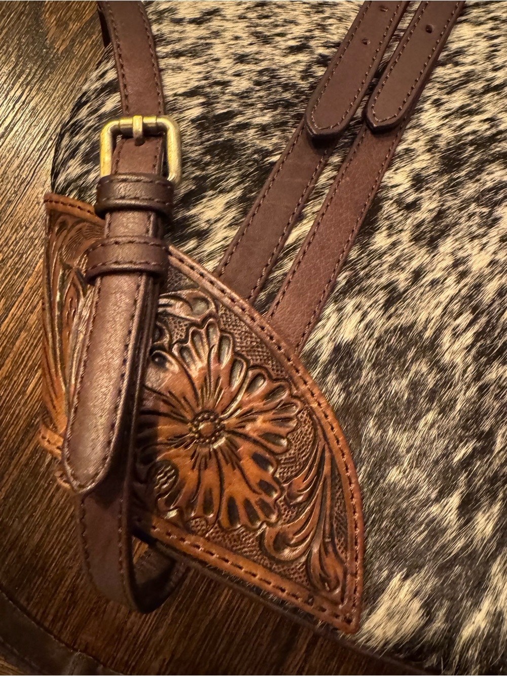 American Darling Cowhide Tooled Leather Concealed Carry Tote Bag - NWT !!! - Picture 2 of 15